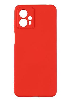 Чехол silicone cover с рамкой камеры (a) для motorola g23 red
