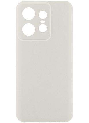 Чехол silicone cover lakshmi full camera (aaa) для motorola edge 50 pro белый / white