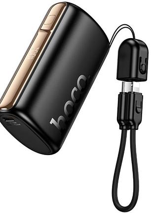 Портативний зп power bank hoco q50 victory pd20w with cable 10000 mah black