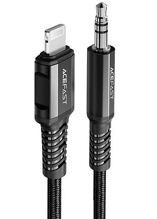Аудио кабель aux acefast c1-06 (lightning to aux 3.5mm) (1m) black