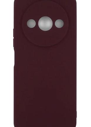Чехол с рамкой камеры silicone cover a xiaomi redmi a3 maroon