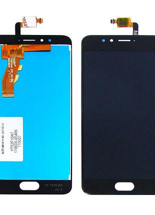 Дисплей для meizu m5s m612 із сенсором чорний (dh0731)