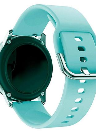 Ремешок universal 20 mm silicone design samsung/amazfit/huawei sky blue