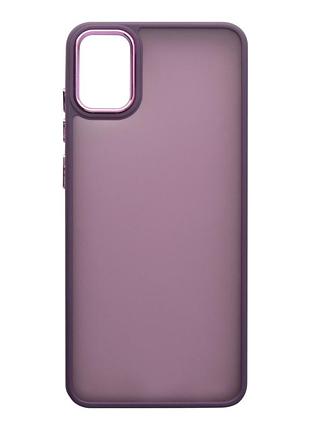 Чехол space ii цветной бампер matte для samsung galaxy a05 dark purple