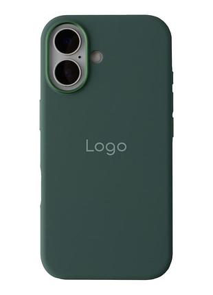 Чехол накладка silicone case металлические кнопки (metal buttons) для apple iphone 16 панель-накладка для