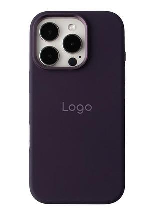 Чехол накладка silicone case металлические кнопки (metal buttons) для apple iphone 16 pro панель-накладка для