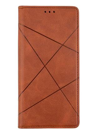 Чехол-книжка business для samsung galaxy s21 plus коричневый