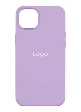Чехол spase silicone case full size aa iphone 15 plus purple