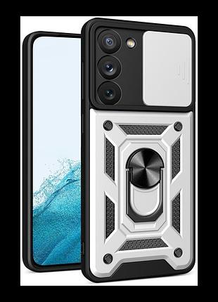 Чехол armor guard shield samsung galaxy s23 5g (s911) silver