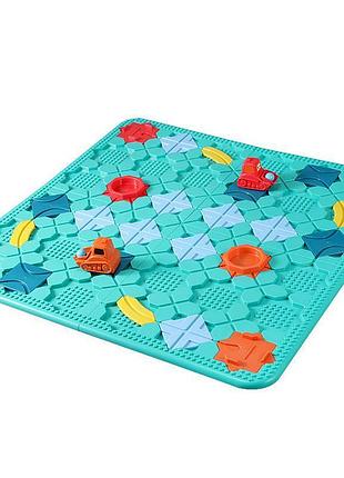 Настольная интерактивная игра ummi bs805 logical road builder green