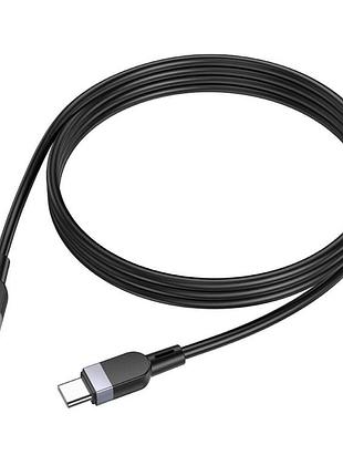 Кабель синхронизации hoco x109 silicone pd27w/3a type-c to lightning 1m black (35917_3605820)