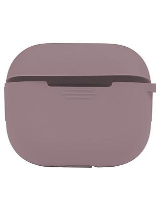 Чохол silicone case з карабіном для airpods 3 blackcurrant