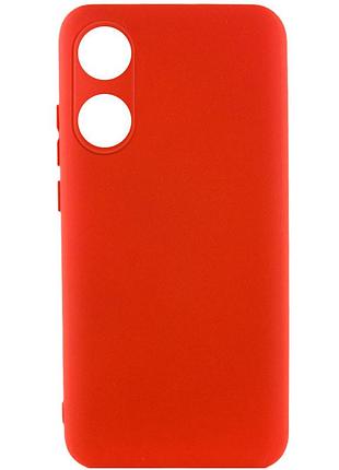 Чехол silicone cover lakshmi full camera (a) для oppo a58 4g красный / red