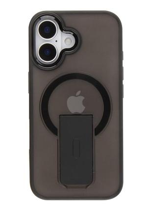 Чохол із підставкою flexguard tpu pc magnetic для iphone 16 black