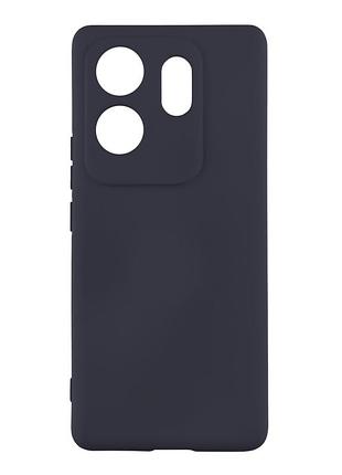 Чехол silicone cover с рамкой камеры (a) для infinix zero 30 4g dark blue