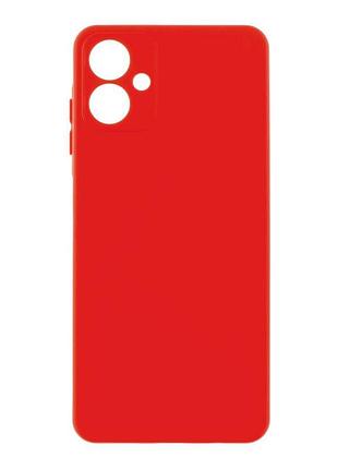 Чехол с рамкой камеры silicone cover a samsung galaxy a06/a065 red