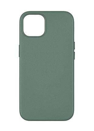 Панель-накладка чехол magsafe leather case apple iphone 13 pro max pine needle green