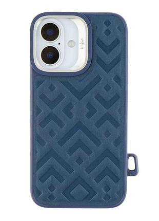 Чохол-накладка kajsa briquette collection rhombus apple iphone 16 blue (36171_3606851)