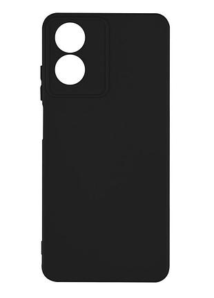 Чохол silicone cover з рамкою камери (a) для motorola g04 / g04s black