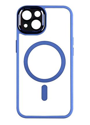 Чехол creative tpu pc metal calais magsafe apple iphone 13 light blue
