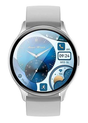 Смартгодинник круглий xo j5 amoled gray