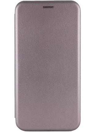 Шкіряний чохол-книжка classy для tecno spark go 1 (kl4) / spark go 2025 сірий