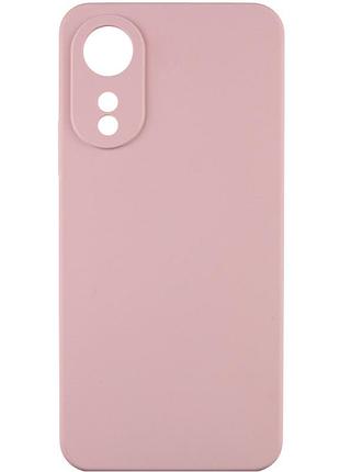 Чехол silicone cover lakshmi full camera (aaa) для oppo a78 4g розовый / pink sand
