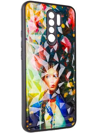 Tpu+pc чохол prisma ladies для xiaomi redmi 9 peonies