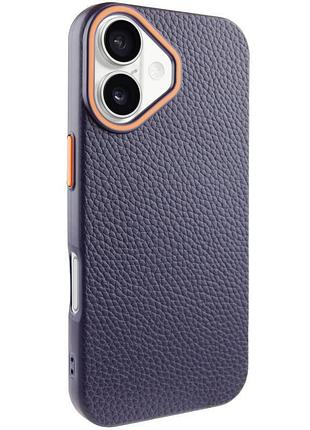 Чохол syndee with magsafe для apple iphone 16 (6.1") gem blue