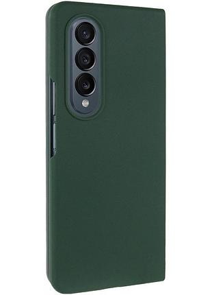 Чехол foldables silicone cover lakshmi (aaa) для samsung galaxy z fold4 зеленый / cyprus green