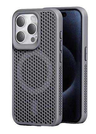 Классический чехол aerocool tpu pc magsafe apple iphone 14 pro grey