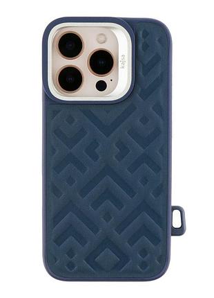 Чехол-накладка kajsa briquette collection rhombus apple iphone 16 pro blue (36172_3606856)