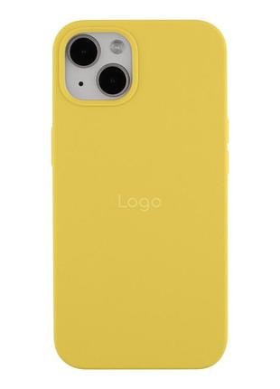 Чехол silicone case (aa) для iphone 14 mellow yellow