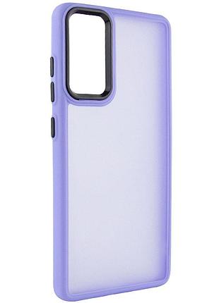 Чехол tpu+pc lyon frosted для samsung galaxy s23 fe purple