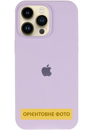 Чехол silicone case (aa) logo with magsafe для apple iphone 17 pro max (6.9") сиреневый / lilac 2
