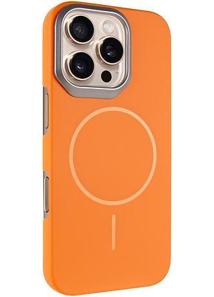 Чохол pc накладка dream з magsafe для iphone 16 pro (айфон 16 про) orange