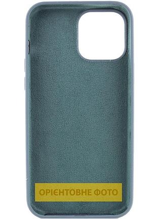 Чехол silicone case full protective (aa) для apple iphone 16 plus (6.7") зеленый / cactus 2