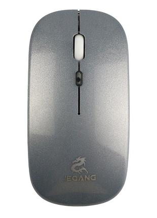 Беспроводная оптическая мышка jeqang jw-ap01 bluetooth v5.1 и usb адаптера на частоте 2.4ghz steel