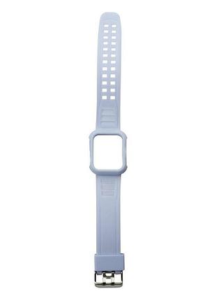 Ремешок силиконовый футляр anchor watch band apple watch 41 / watch 40mm sky blue