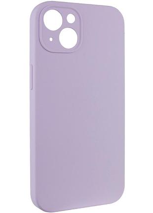 Чехол silicone case full camera protective (aa) no logo для apple iphone 15 plus (6.7") сиреневый / lilac 2