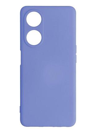 Чохол із рамкою камери silicone cover a oppo a98 lilac