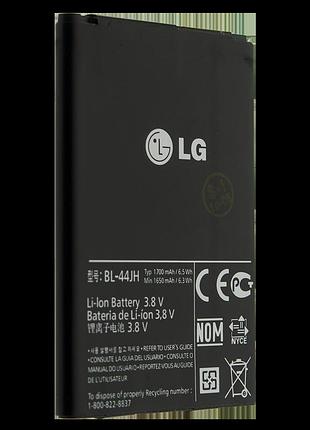 Акумуляторна батарея quality bl-44jh для lg optimus l5 ii e450