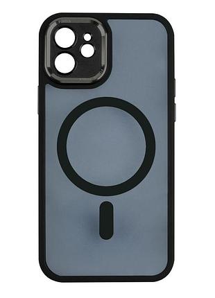 Чехол creative tpu pc metal calais magsafe apple iphone 12 black