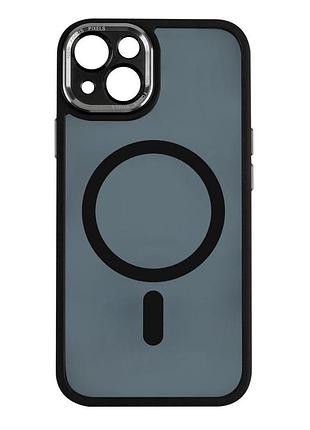 Чехол creative tpu pc metal calais magsafe apple iphone 14 black