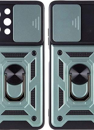 Чохол ummi camshield serge ring для xiaomi redmi 12 / poco m6 pro 5g зелений