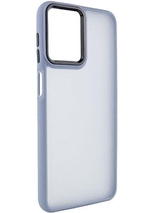 Чохол tpu+pc lyon frosted для motorola moto g14 sierra blue