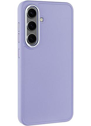 Чехол tpu bonbon metal style для samsung galaxy s23+ (самсунг галакси s23+ ) сиреневый / dasheen