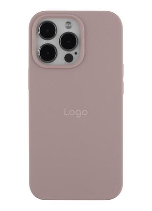 Чехол silicone case (aa) для iphone 14 pro lavender