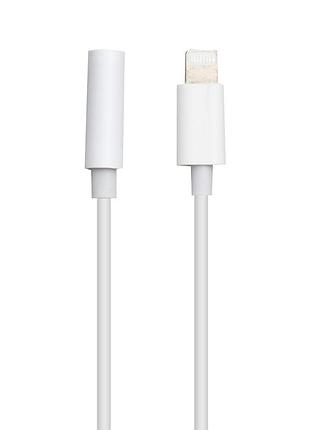 Аудіо кабель cable gl032 7g lightning to aux 3.5mm сірий