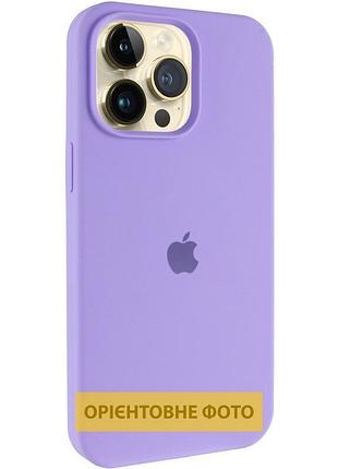 Чехол silicone case (aa) logo with magsafe для apple iphone 17 air (6.5") сиреневый / dasheen
